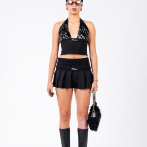 BADDIE HALTER TOP - Imagen 4