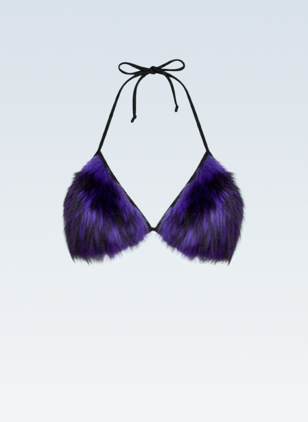 top peluche morado