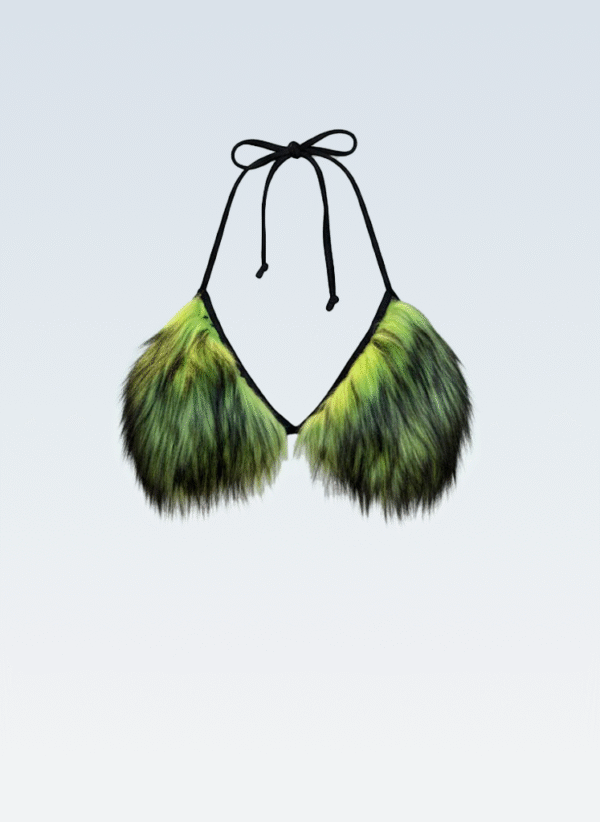 tops bikini de peluche