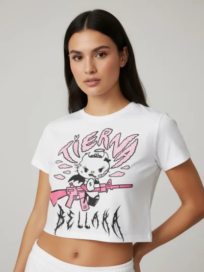 CROP TEE TIERNA Y BELLAKA